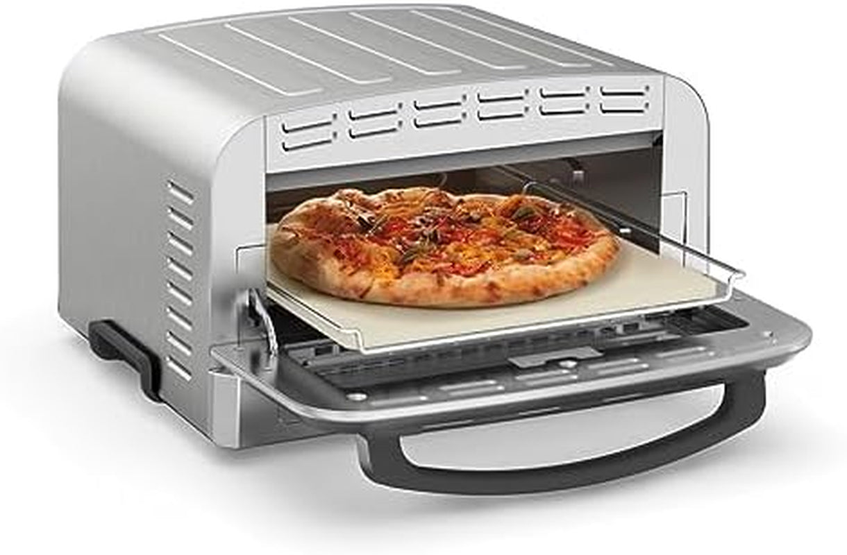 Indoor Pizza Oven – Bake 12” Pizzas in Minutes – Portable Countertop Pizza Oven – Stainless Steel - CPZ-120