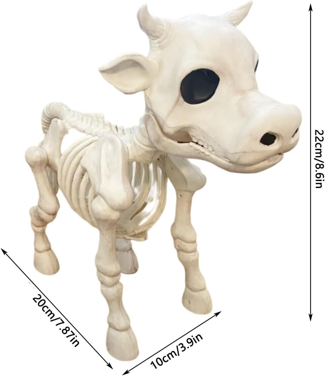 Cow Skeleton Halloween Decoration, 2023 New Cow Skull Prop Halloween Decoration, Cow Skeleton Decorative Prop