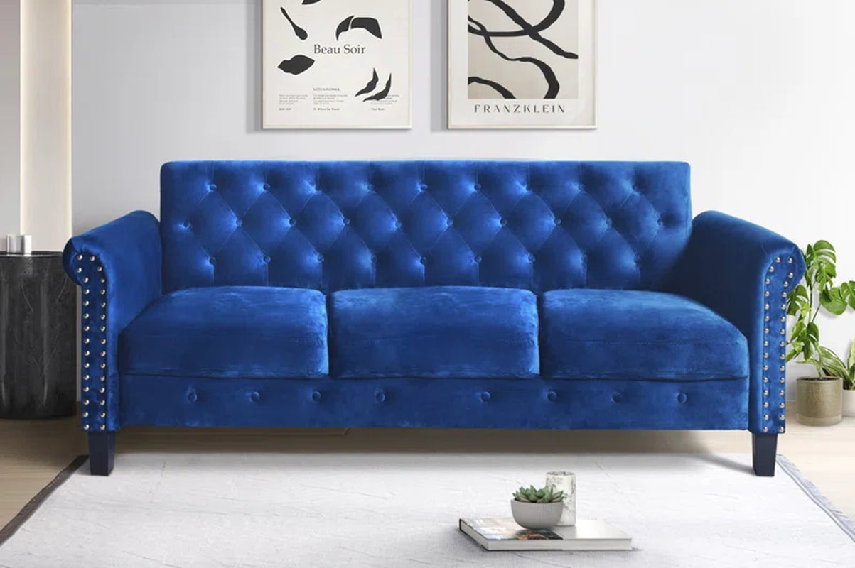 Luevano 79.1'' Velvet Sofa