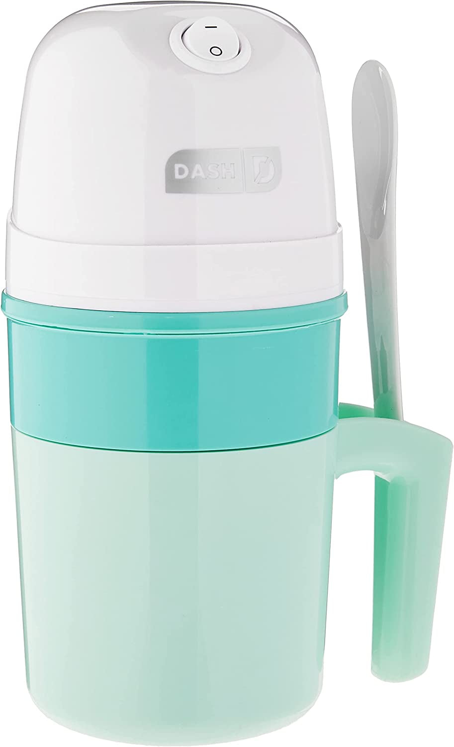 My Pint Electric Ice Cream Maker Machine for Gelato, Sorbet + Frozen Yogurt with Mixing Spoon & Recipe Book (Organic, Sugar Free, Flavored Healthy Snacks + Dessert for Kids & Adults) 0.4Qt - Aqua