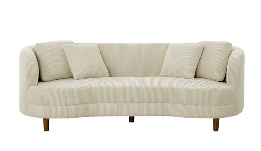 Lutanda 90'' Corduroy Sofa