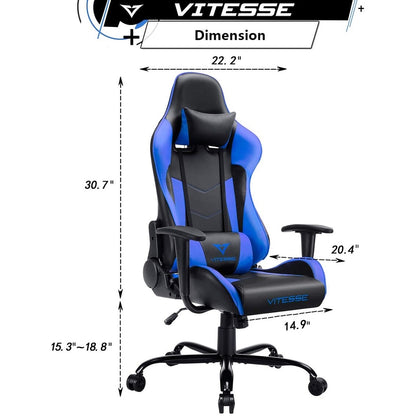 Gaming Chair High Back Computer Office Chair with Lumbar Support and Headrest