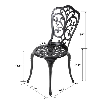 Hopwood 2 - Person Aluminum Bistro Set