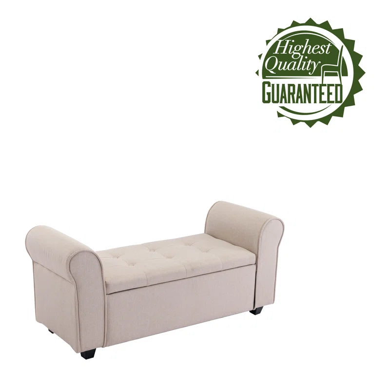 Ammarie Fabric Upholstered Storage Bench