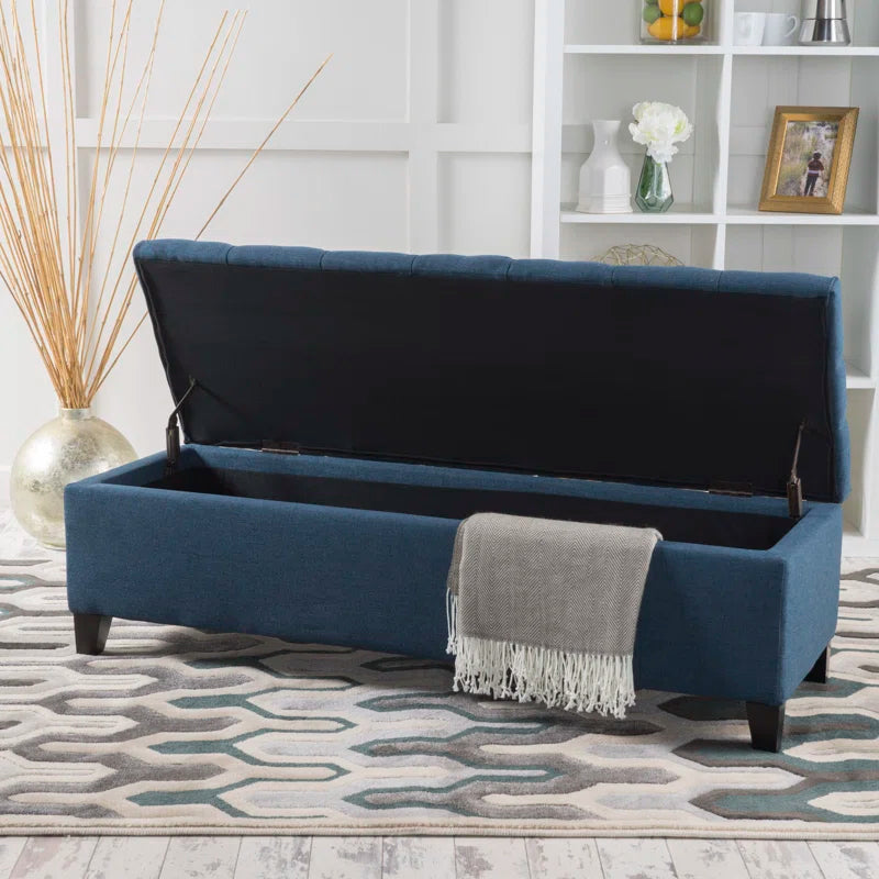 Amalfi Polyester Blend Upholstered Storage Bench