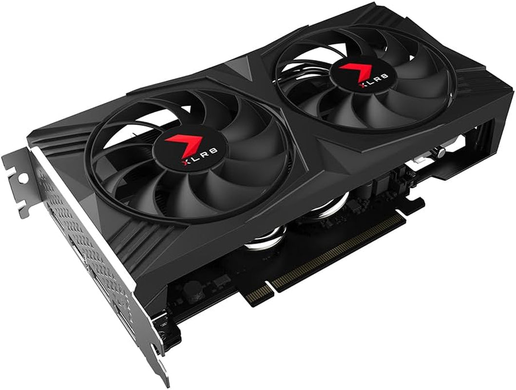 Geforce RTX™ 4060 8GB XLR8 Gaming Verto™ Dual Fan OC Graphics Card DLSS 3 (128-Bit, Pcie 4.0, GDDR6, Hdmi/Displayport, Supports 4K, 2 Slot)