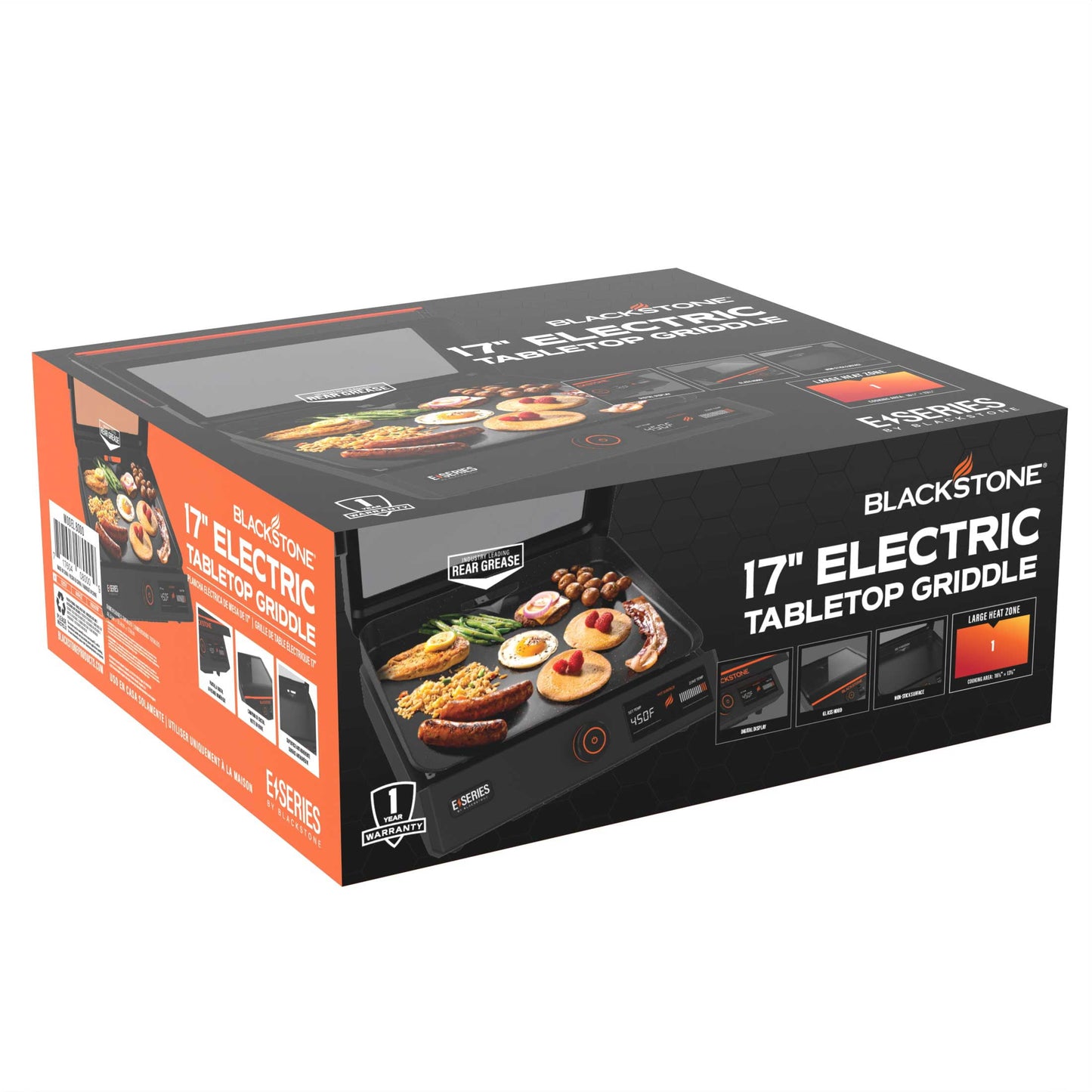 E-Series 17" Electric Tabletop Griddle with Hood