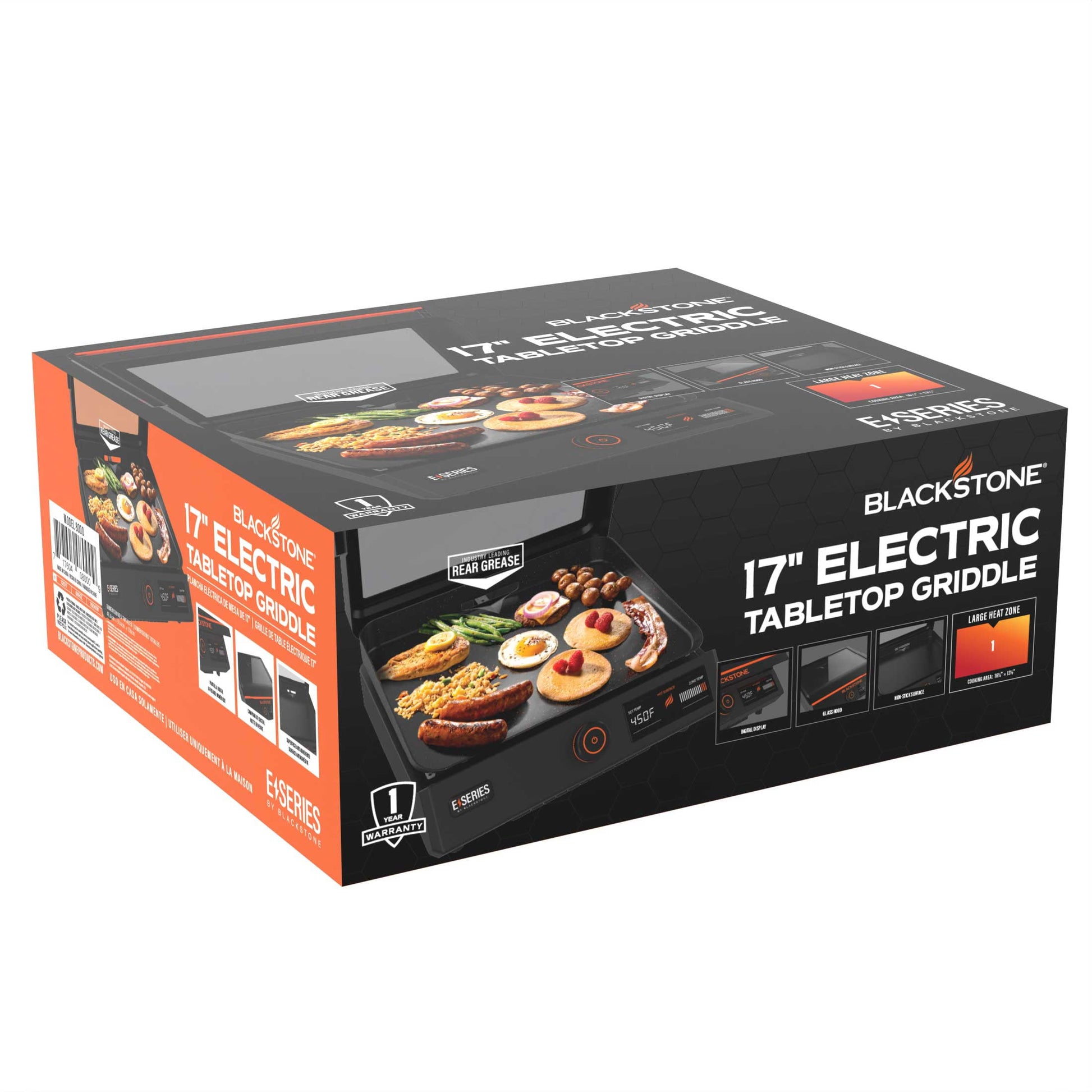 E-Series 17" Electric Tabletop Griddle with Hood