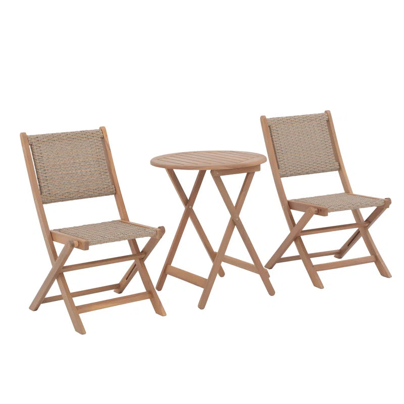 Mhega 2 - Person round Outdoor Dining Set