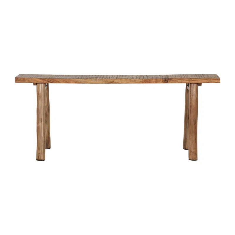 Santorini Solid Wood Bench