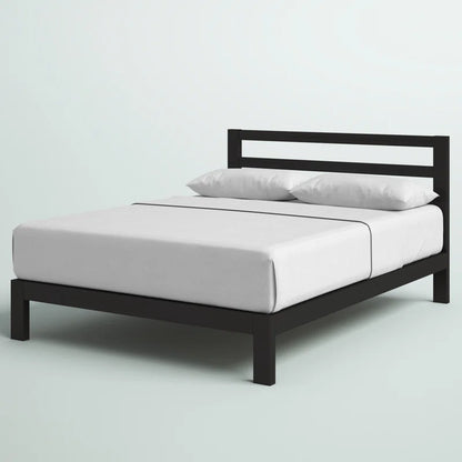 Camea Contemporary Modern Metal Platform Bed
