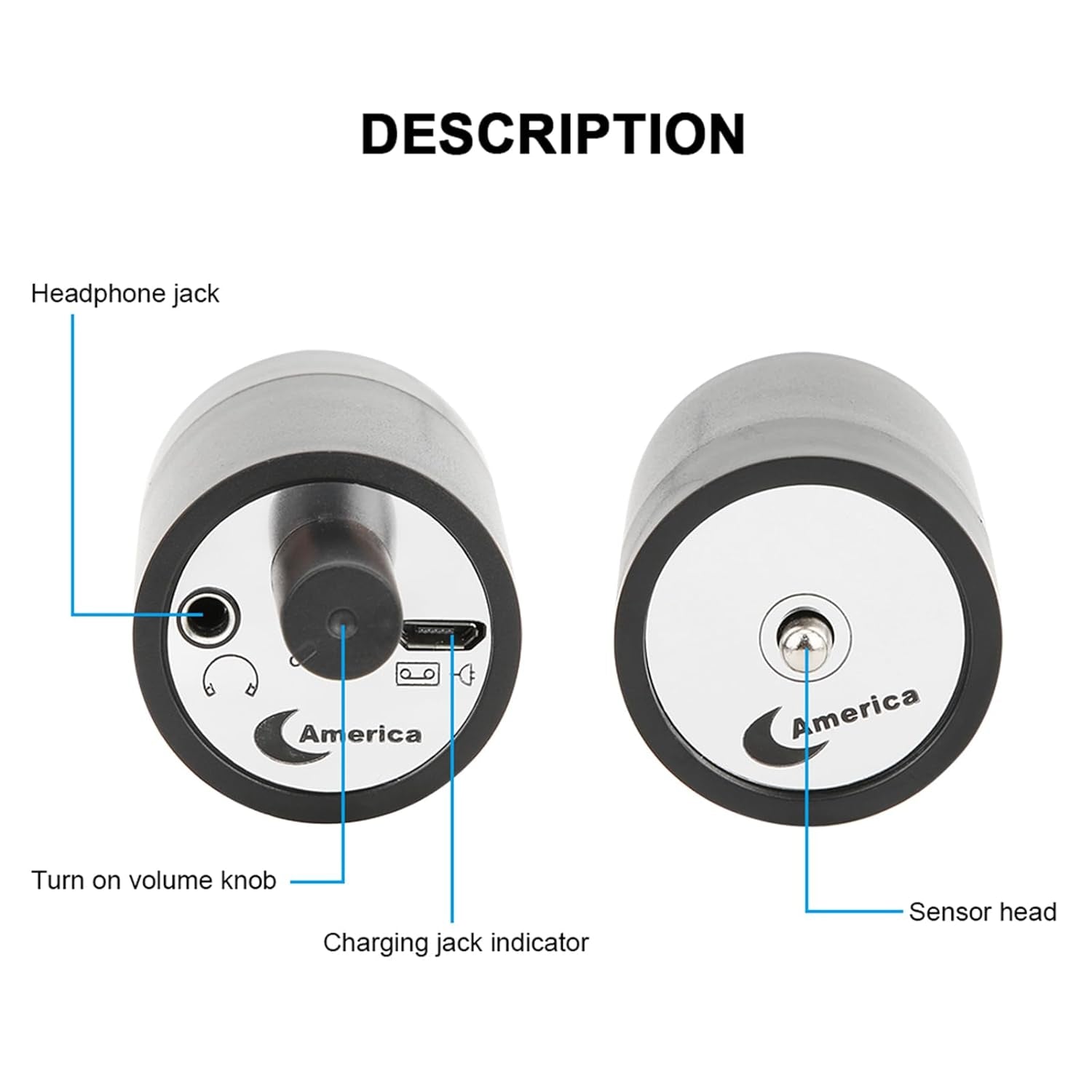 Sound Amplifier, Enhanced Microphone Audio Ear Listening Device Amplifier through Wall/Door Voice Tool