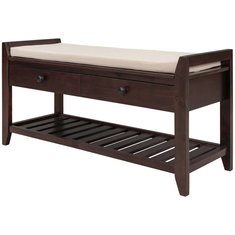 Alexandria Polyester Blend Upholstered Storage Bench