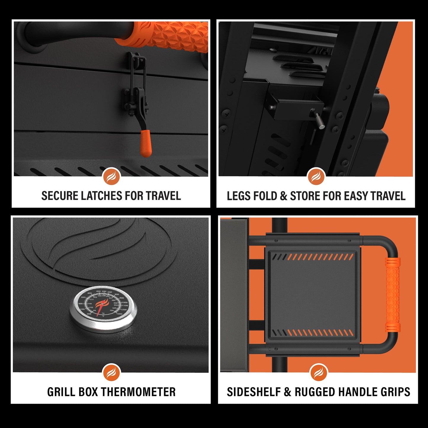 on the Go 17" Griddle and Grill Combo with Hood