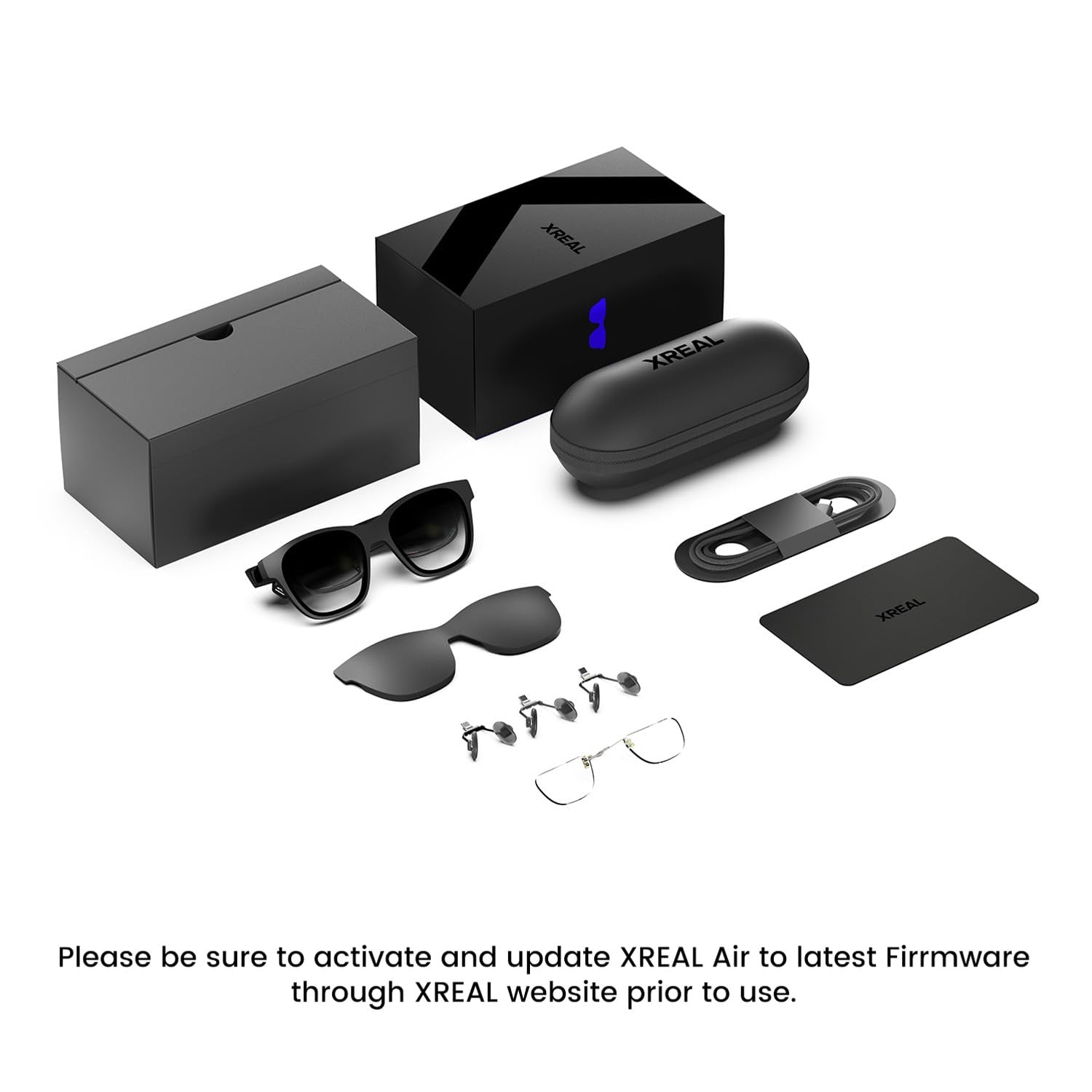 Air AR Glasses, Smart Glasses with Massive 201" Micro-Oled Virtual Theater, Augmented Reality Glasses, Watch, Stream, and Game on Pc/Android/Ios–Consoles & Cloud Gaming Compatible