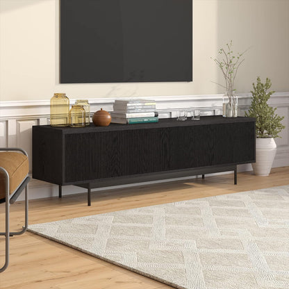 Whitman TV Stand, 70" Wide, Black