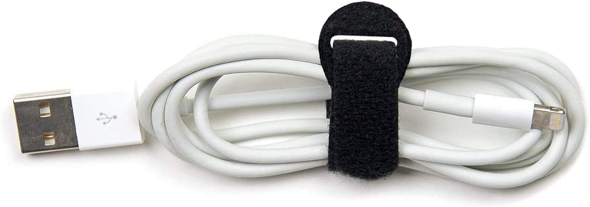 50PC Cable Ties Reusable - Cable Straps Multi-Purpose Tie Wraps Fastening Straps Used for Headphones Phones 1