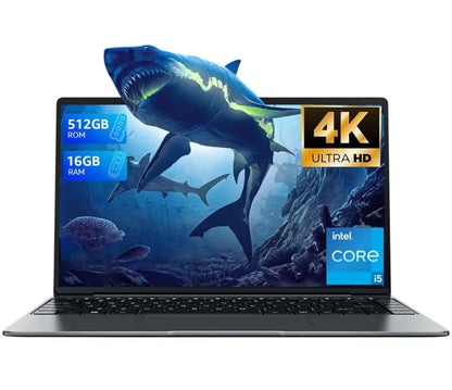 Corebook X 14" Laptop 512GB SSD 16GB Ddr4,10Th Gen Intel I5-1035G1,4K IPS Display,Quad Core,Windows 11 Gaming Notebook Computer,3.7Ghz,Wifi 6,2160 X 1440