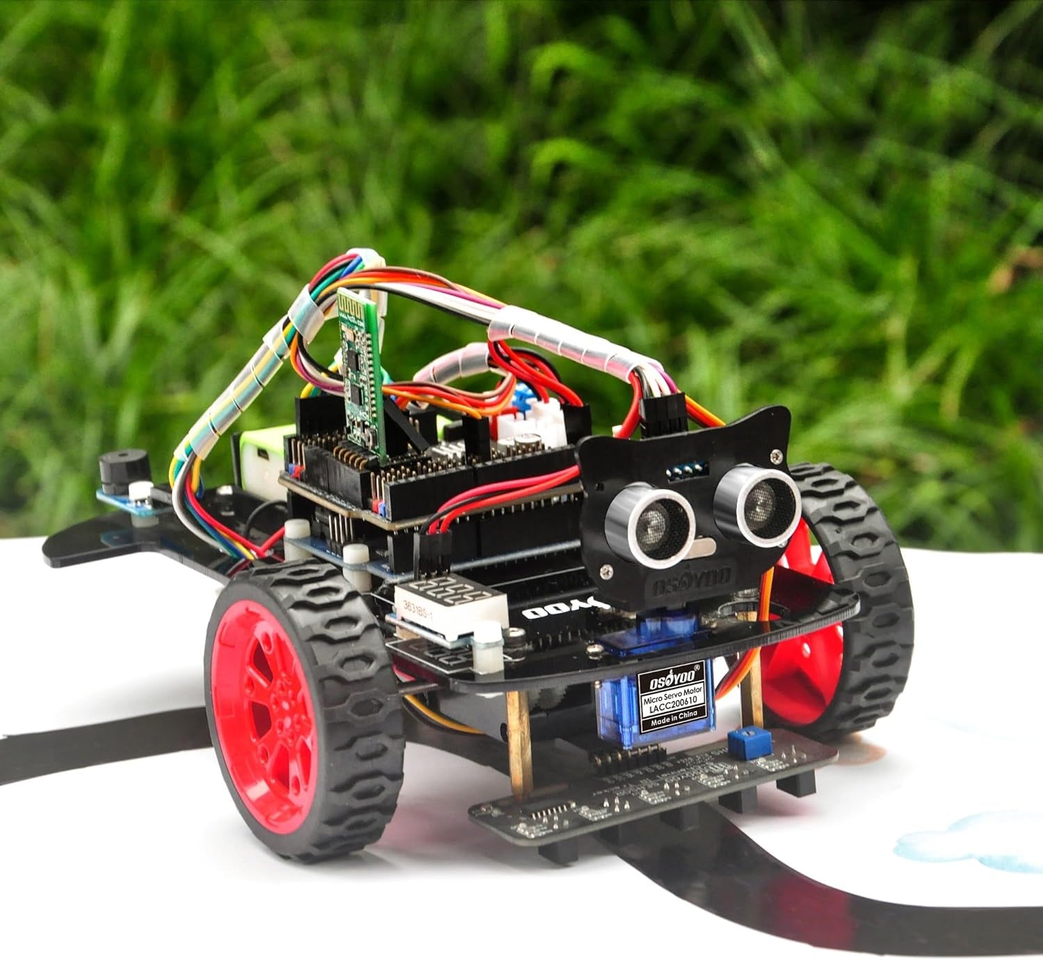 Smart Robot Car Kit for Arduino to Learn Programming and Get Hands on Experience of Robotic Assembly for Adults and Kids