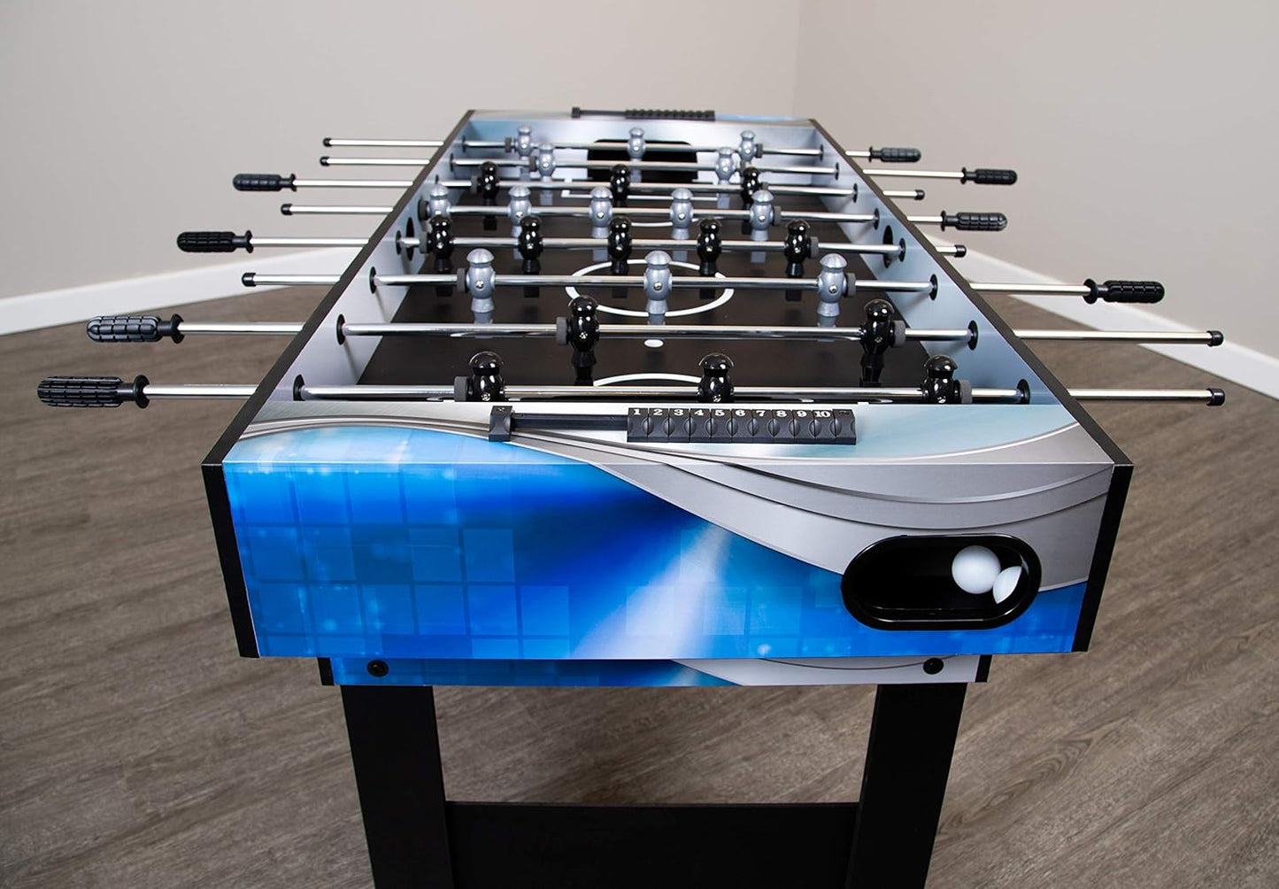 Matrix 54-In 7-In-1 Multi Game Table with Foosball, Pool, Glide Hockey, Table Tennis, Chess, Checkers and Backgammon