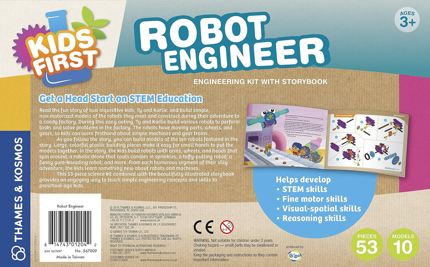 Kids First Robot Engineer Kit and Storybook