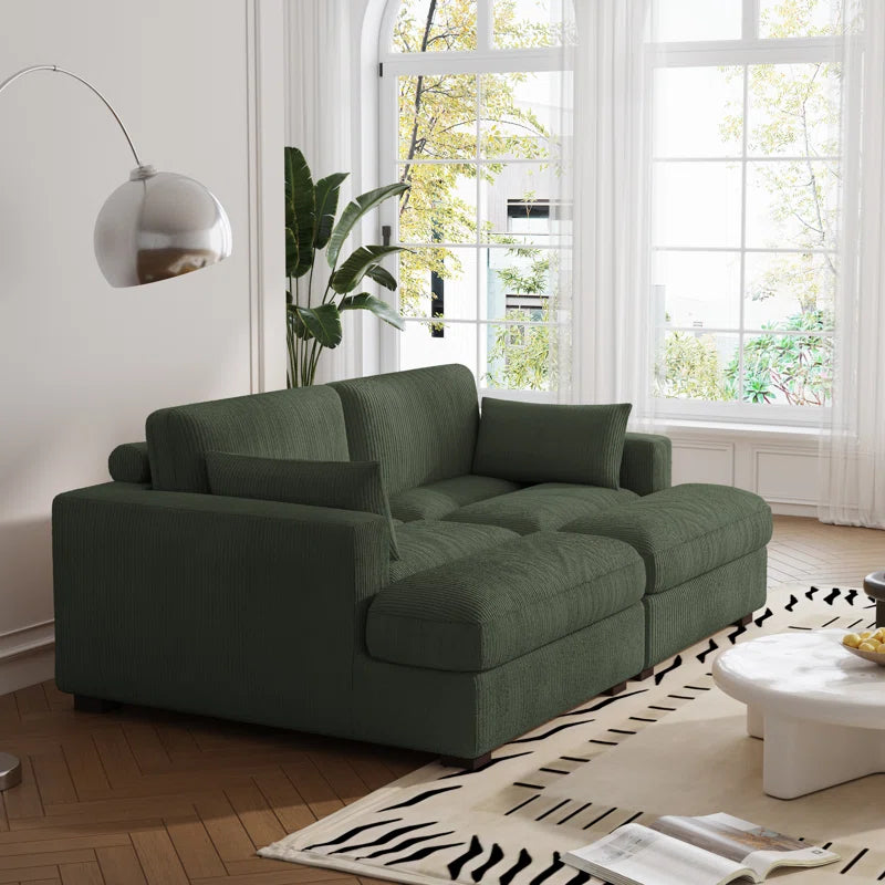 Bentura 83.86'' Recessed Arm Modular Sofa