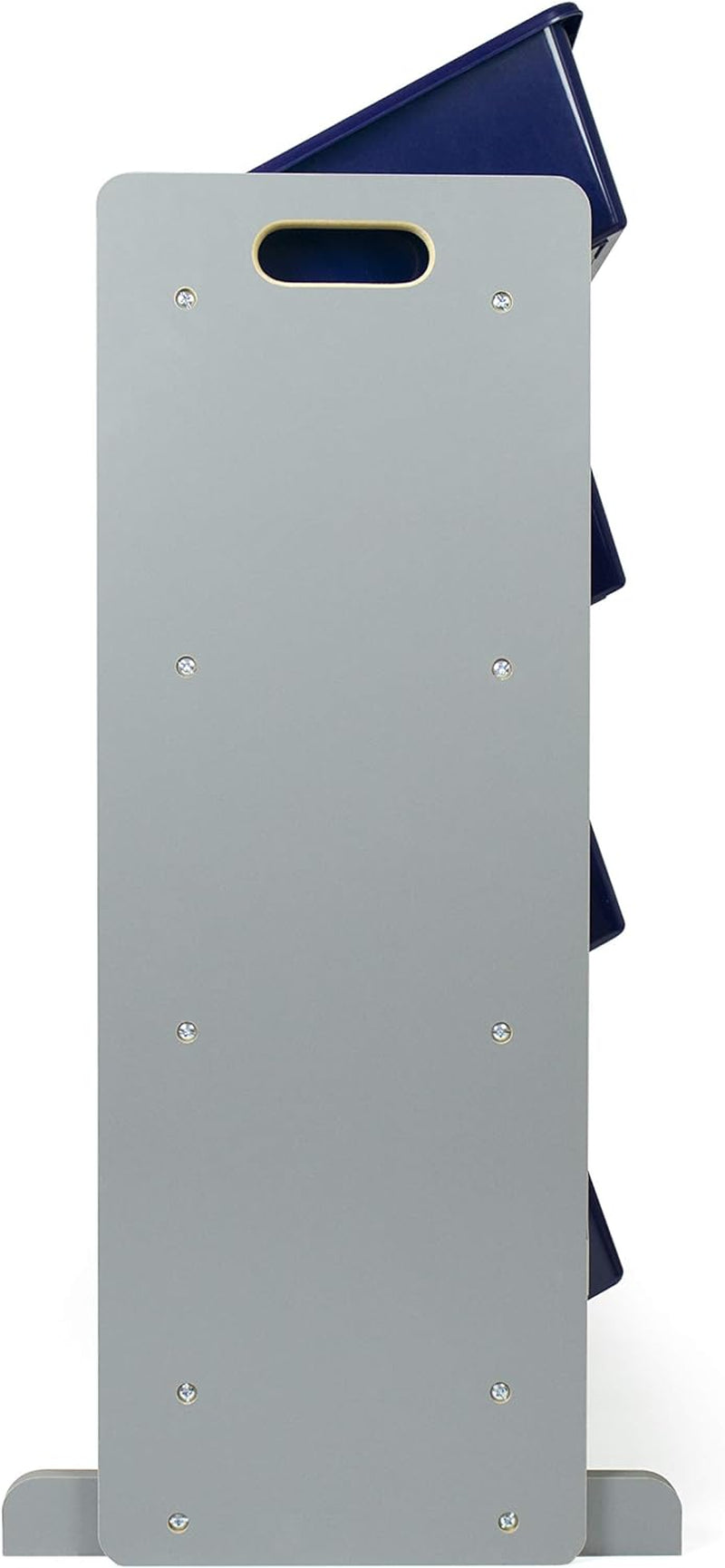 Toy Storage Organizer, Grey/Navy, 42X11X31 Inches,12X9X6 Inches,16X12X6 Inches