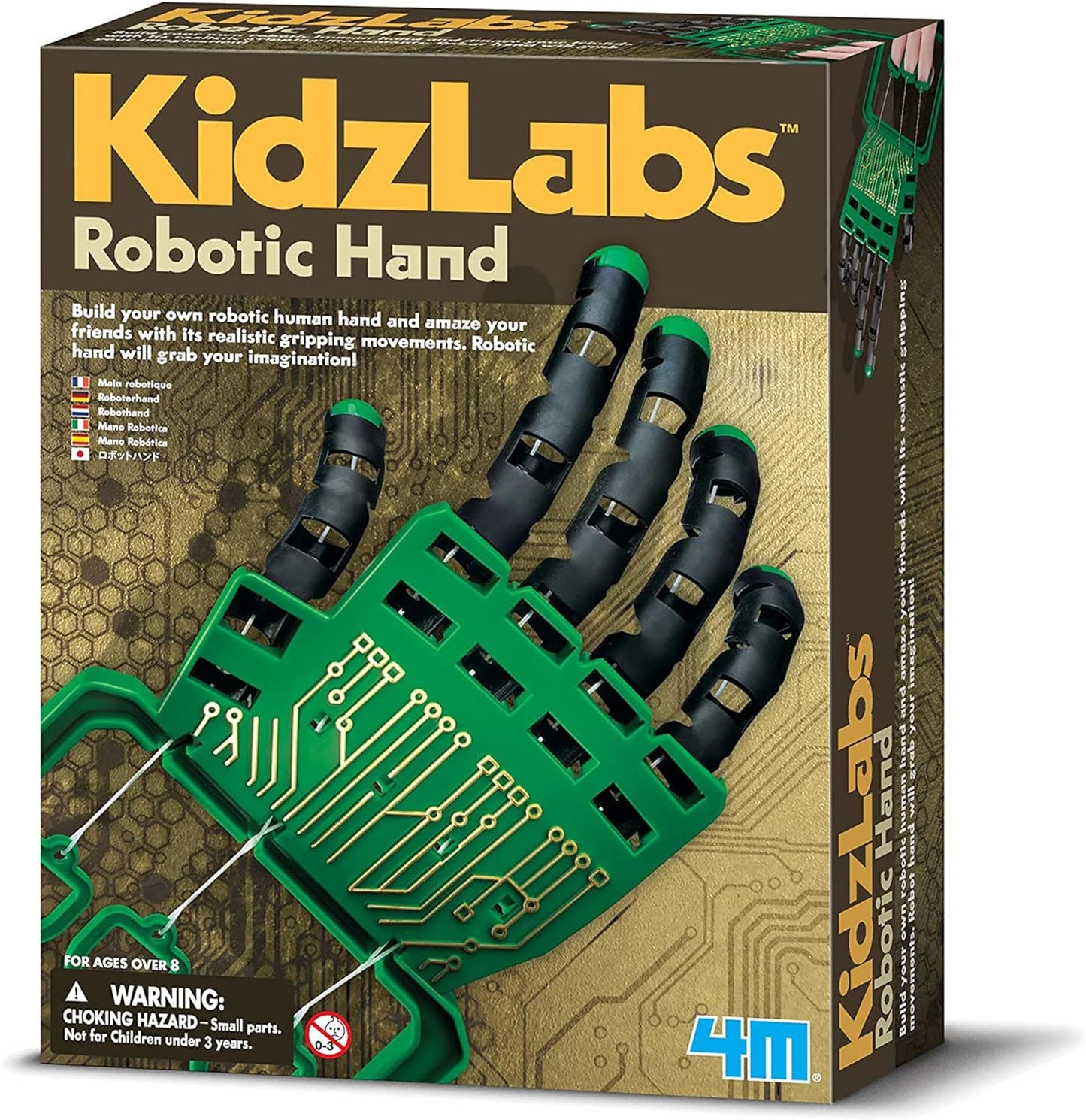 Kidzlabs Robotic Hand Kit, Build Your Own Robotic Hand, for Boys & Girls Ages 8+