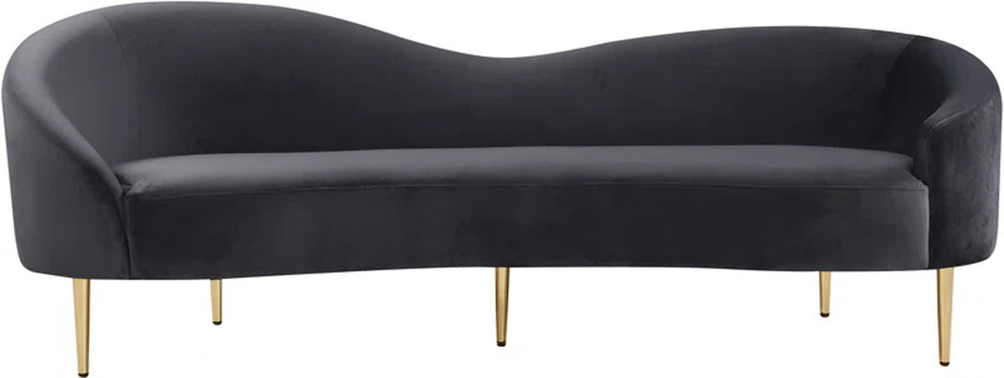 Shurtz 85.5'' Velvet Sofa