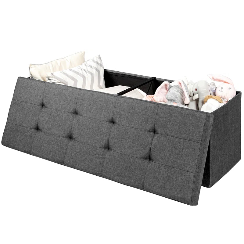 Dawit Oxford Cloth Upholstered Storage Bench