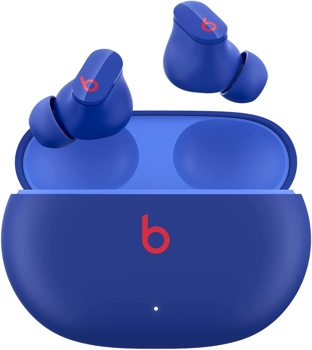 Studio Buds - True Wireless Noise Cancelling Earbuds - Compatible with Apple & Android, Built-In Microphone, IPX4 Rating, Sweat Resistant Earphones, Class 1 Bluetooth Headphones - Ocean Blue