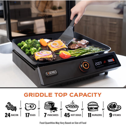 E-Series 17" Electric Tabletop Griddle with Hood