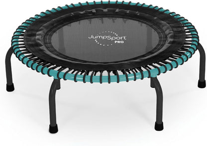 350 PRO Indoor Heavy Duty Fitness Trampoline, 39-Inch | 36 Premium Endurolast 4 Elastic Cords | Customized Bounce with 7 Settings | 300 Lb Wt. Rating | 60-Day Free Trial to 350+ Videos