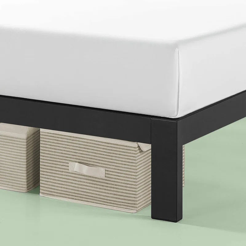 Camea Contemporary Modern Metal Platform Bed