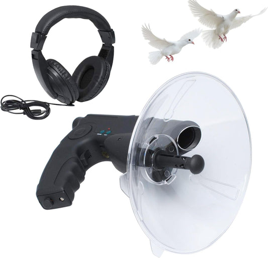 Bird Observing Listening Recording Device, Listening Device, Electronic Digital Device Sound Amplifier, Digital Recording Device Include Headphone, Visible Range Upto 300Ft Long Range