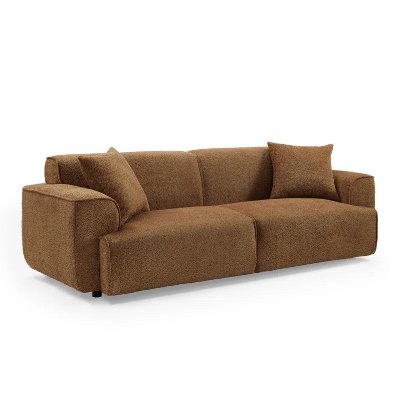 MINIMORE Modern Style Sofa 91" round Arm Sofa