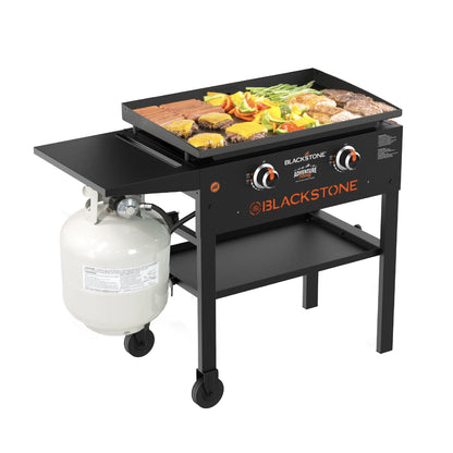 Adventure Ready 2-Burner 28" Propane Griddle with Foldable Locking Legs