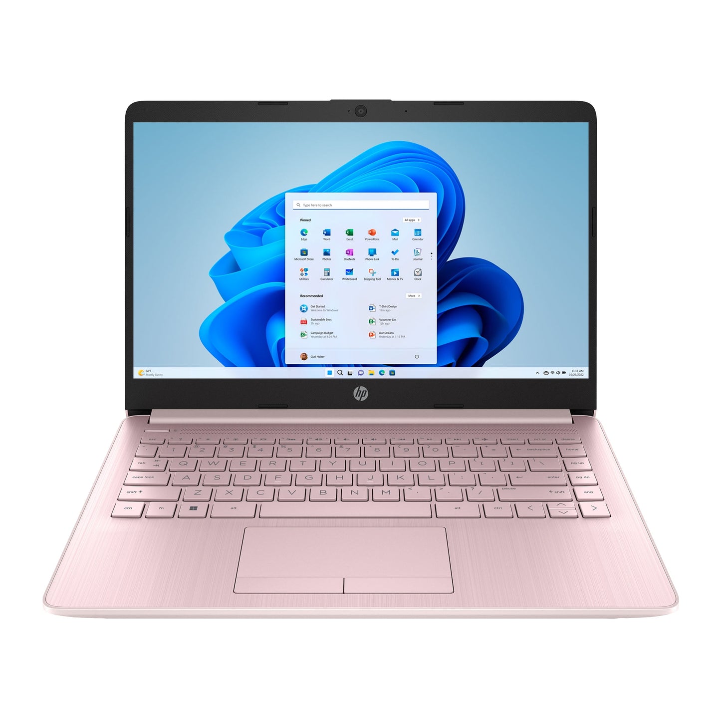 Stream 14 Inch Laptop Intel Processor N4120 4GB RAM 64GB Emmc Pink (12-Mo. Microsoft 365 Included)