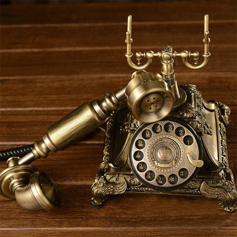 Rotary Dial Corded Telephone