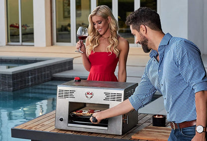 1500°F Portable Infrared Grill, Stainless Steel, Natural Gas (NG), Made in USA