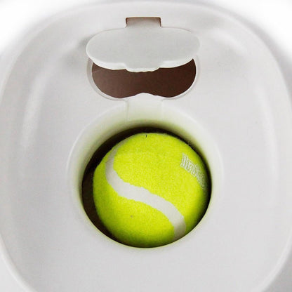 Pet Ball Launcher Toy Dog Tennis Ball Food Reward Machine Thrower Interactive Therapy Slow Feeding Toys for Cats and Dogs