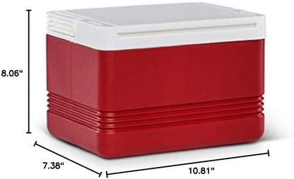 Igloo Legend 6-Can Cooler, Red, 5 Qt