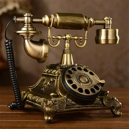 Rotary Dial Corded Telephone