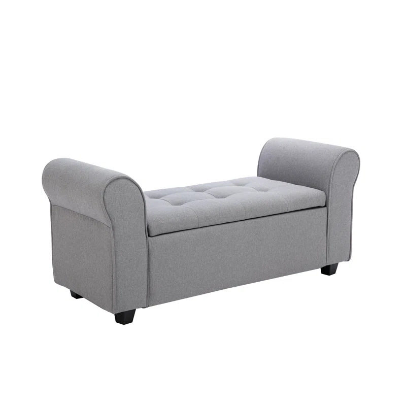 Ammarie Fabric Upholstered Storage Bench