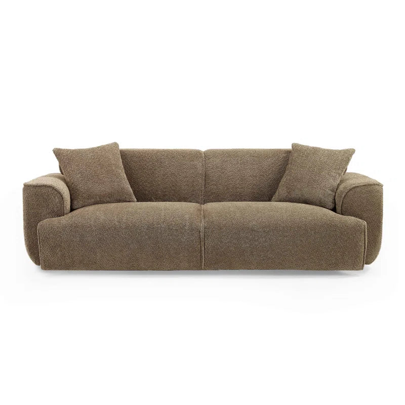 MINIMORE Modern Style Sofa 91" round Arm Sofa