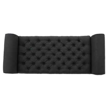 Claxton Polyester Upholstered Storage Bench