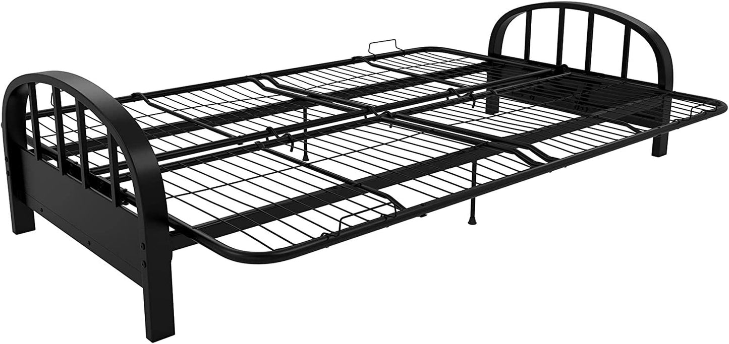 Aiden Metal Futon Frame, Black Large