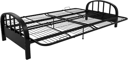 Aiden Metal Futon Frame, Black Large