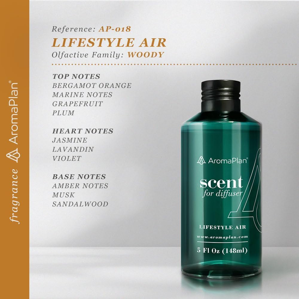 Hotel Scents Lifestyle Air 5 Fl Oz (148Ml), Home Luxury Aroma & Hotel Collection Diffuser Oil- Hotel Diffuser Oil for Aromatherapy- USA Made, Bigger Bottle, Bolder Aroma & Longer Lasting