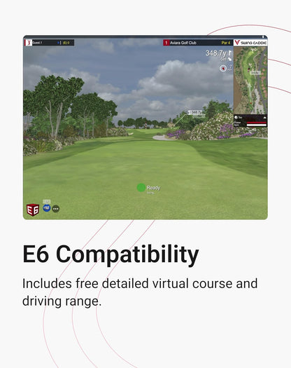 Voice Caddie SC4 Golf Launch Monitor & Smart Golf Simulator for Home | Portable Golf Swing Analyzer & Golf Tracker with Bluetooth